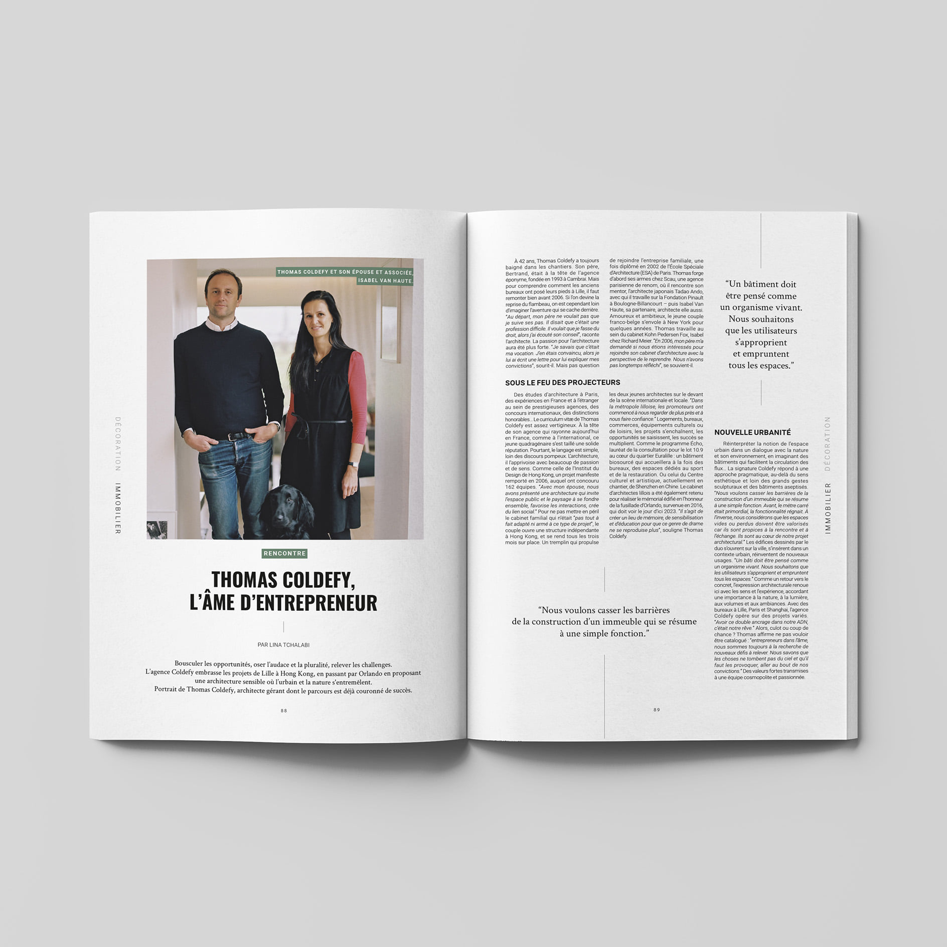 Visite Magazine - Thomas Coldefy, L'Âme D'entrepreneur