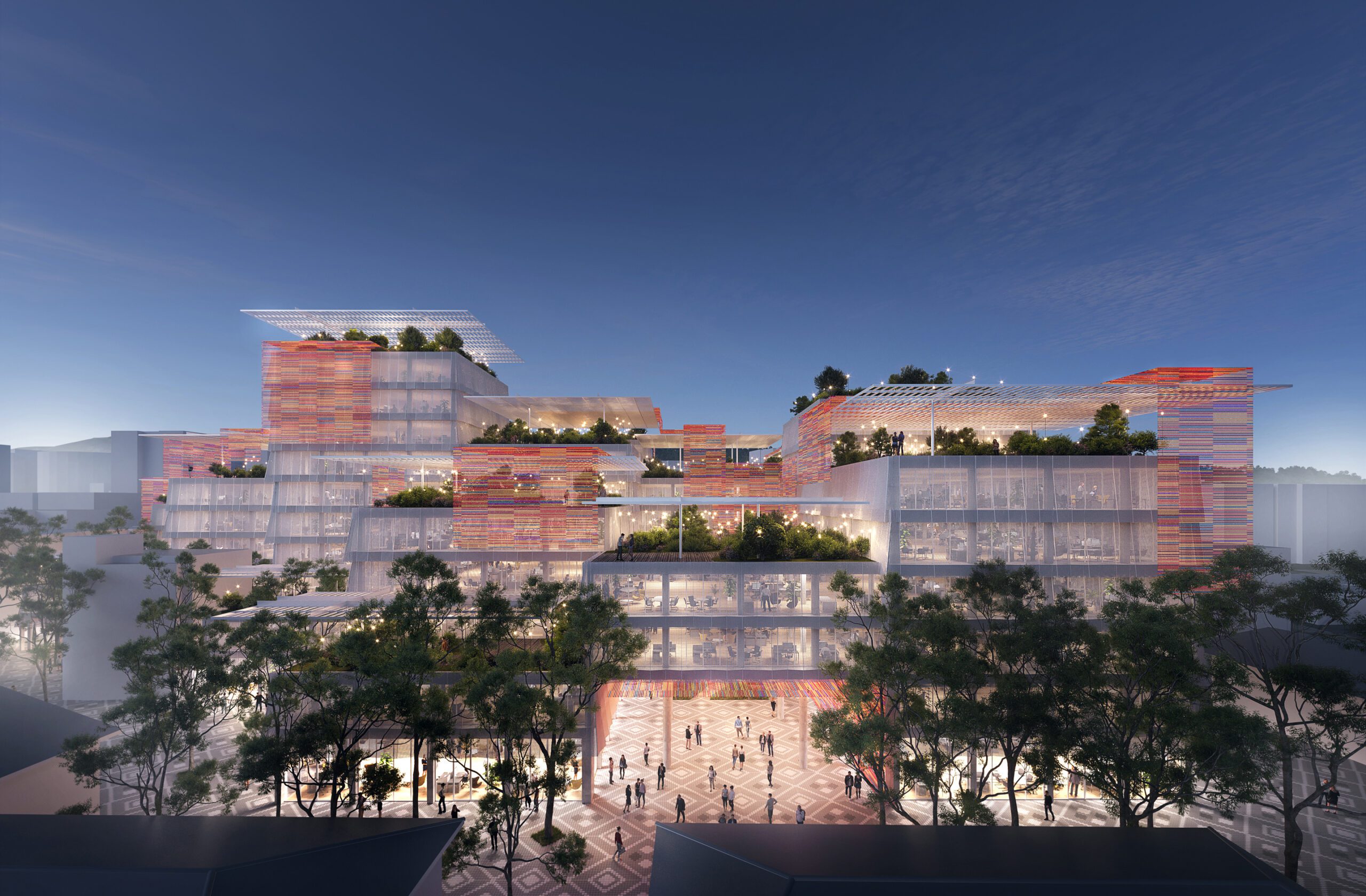 ArchDaily - Coldefy + Atelier4 + Jacopo Foggini + Sempervirens + AEI Progetti Wins Competition to design Tirana's Public Administration Hub in Albania